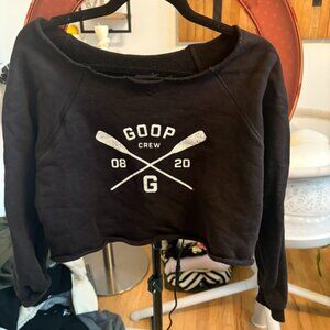 g.Label by goop black sweatshirt size xs